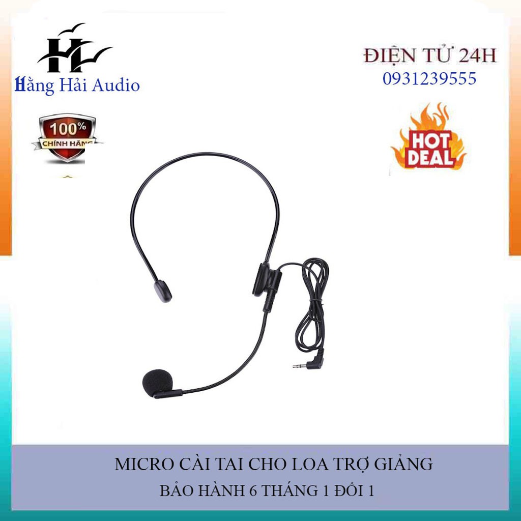 MICRO CÀI TAI CHO LOA TRỢ GIẢNG ( MICRO THU ÂM TỐT, NHE )