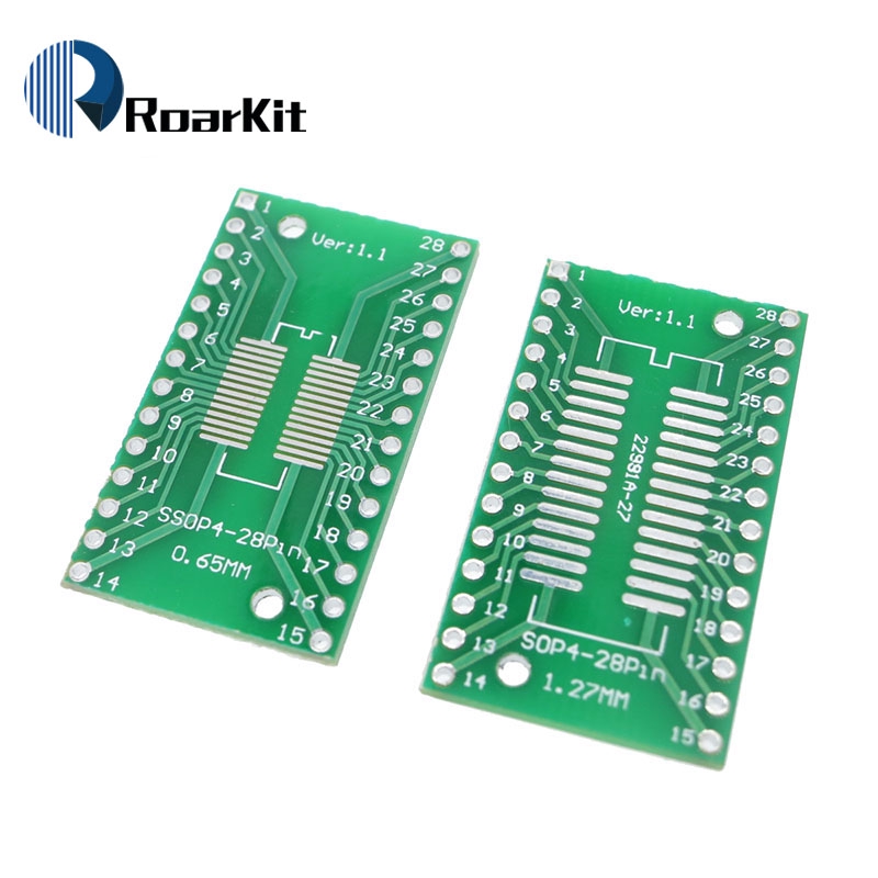 10pcs PCB Board SOP8 SOP14 SOP16 SOP20 SOP24 SOP28 QFP FQFP TQFP Turn To DIP Adapter Converter Plate TSSOP 8 14 16 20 24 28 | BigBuy360 - bigbuy360.vn
