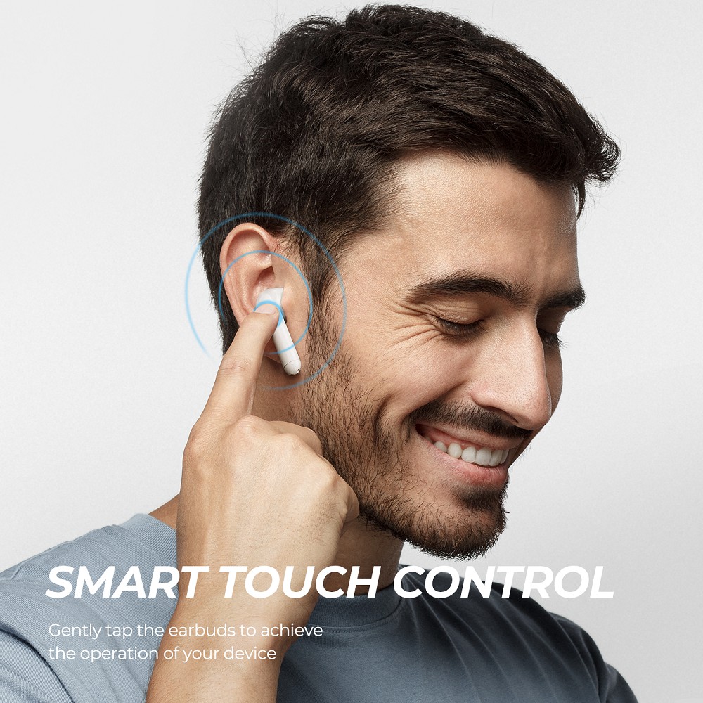 Tai Nghe Không Dây SoundPEATS Kết Nối Bluetooth Thời Gian Sử Dụng 30 Giờ CVC Cách Âm