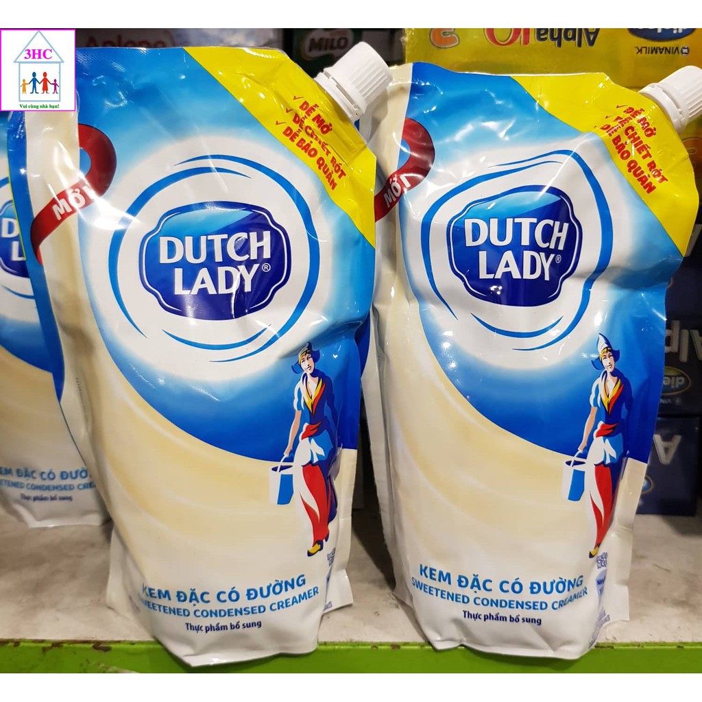 Sữa đặc túi có đường Dutch lady - Bịch 560g