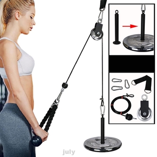 Multifunction Fitness Exercise Durable Workout Easy Install With Rope Home Gym Weight Training Pull Down Machine Set