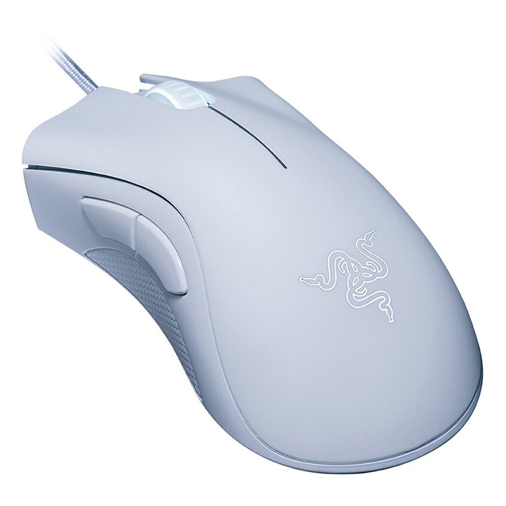 Chuột Chơi Game Có Dây - Razer DeathAdder Essential White Edition - Hàng Chính Hãng - Bảo Hành 24 Tháng