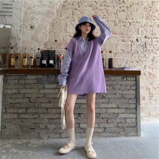 Set thời trang màu tím