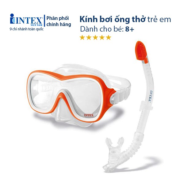 Kính bơi ống thở trẻ em CHÍNH HÃNG INTEX 55647