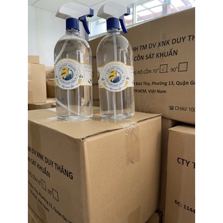 cồn sát khuẩn 70 độ và 90 độ , chai 500 ml và 1000 ml , có vòi xịt .