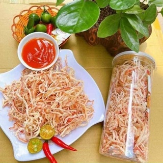 Mực sợi hấp nước dừa (hủ 300gr)