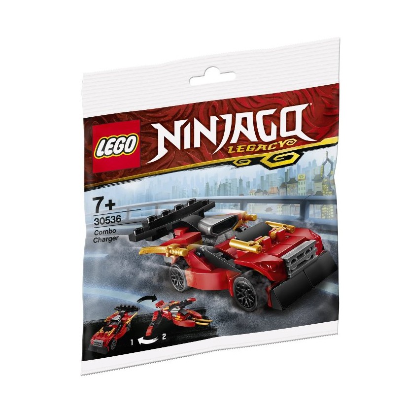 Lego HaHa - Lego Ninjago - Polybag - Siêu xe biến hình máy bay chiến đấu - 30536