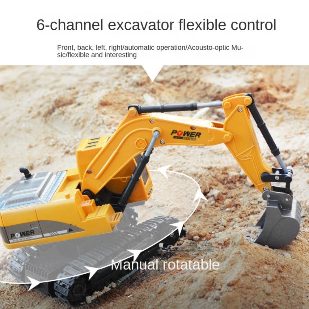 Đồ Chơi Máy Xúc Điều Khiển Từ Xa Cho Bé Trai