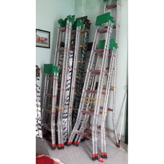 Thang inox chữ A cao 3m