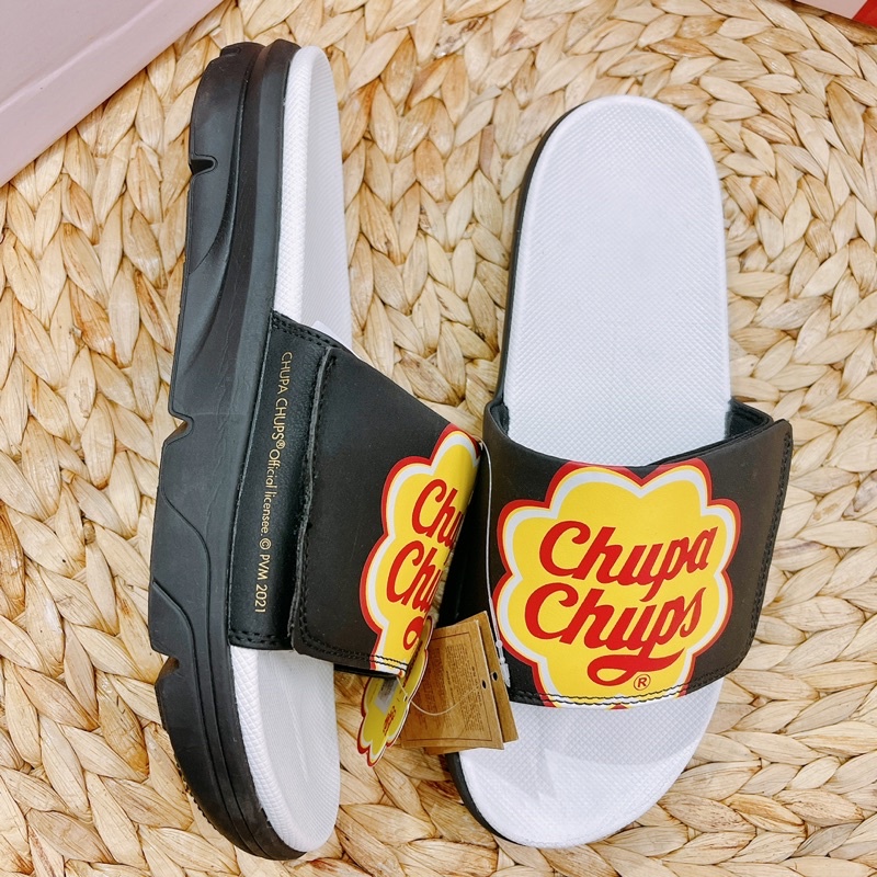 [HÀNG MỚI VỀ] DÉP CHUPPA CHUPS X SHOOPEN KOREA - DÉP QUAI DÁN TIỆN DỤNG - CHÍNH HÃNG CÓ BILL