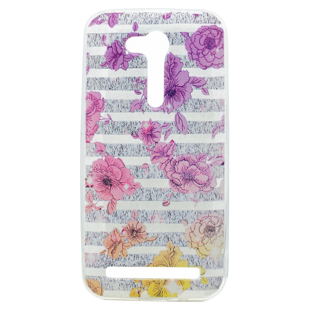 For ASUS Zenfone Go(4.5") ZB452KG Flower Flexible Soft TPU Case Cover