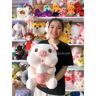 Heo ôm bình sữa cao cấp - đủ size