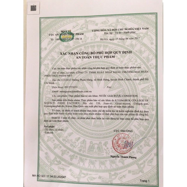 Nước giải rượu condition hàn quốc - 1 chai | BigBuy360 - bigbuy360.vn