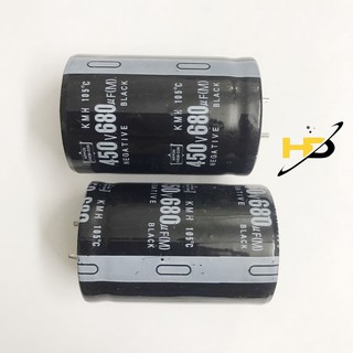 Tụ Nguồn Máy Hàn, Tụ 680uF 450V Chân Cứng (Mới)