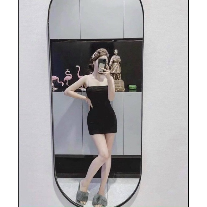 Đầm 2 dây sợi bún chất thun gân nhỏ đẹp ôm body (FREESHIP) DAISIES STUDIO Váy body dáng ngắn