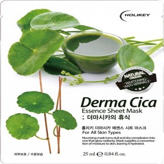 Mặt nạ rau má giải nhiệt - thanh lọc độc tố HOLIKEY DERMA CICA ESSENCE SHEET MASK