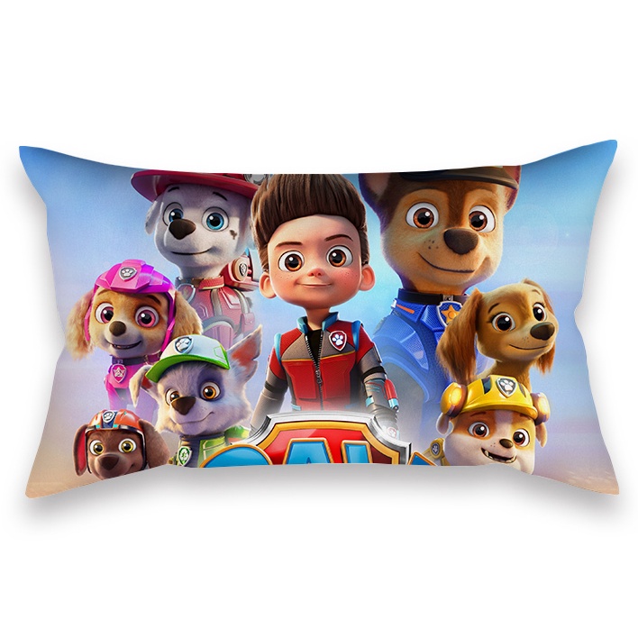 Vỏ gối hình chữ nhật trang trí in hình Paw Patrol 50x30cm