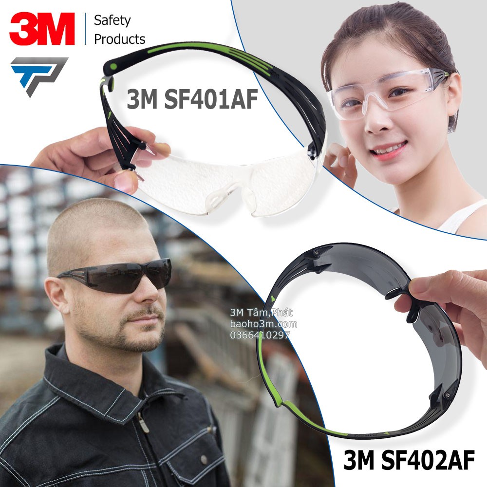Kính chống tia UV và bụi mịn 3M SF 402AF (SF401AF) | BigBuy360 - bigbuy360.vn