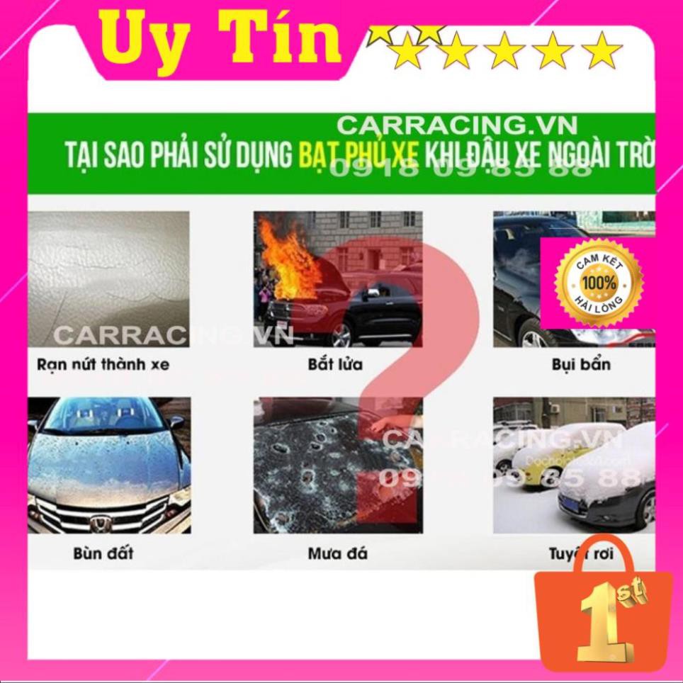 BẠT PHỦ XE Ô TÔ CARRACING BẠT PHỦ Ô TÔ 3 lớp CAO CẤP chống xước, chống nắng, chống cháy  4 chỗ - 5 chỗ - 7 chỗ bán tải | BigBuy360 - bigbuy360.vn