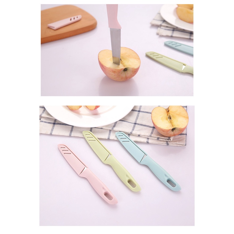 Dao gọt hoa quả có nắp an toàn, dao gọt trái cây chất liệu thép không gỉ HQ1, HQ2, HQ3