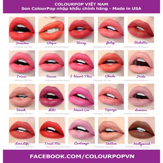 Son ColourPop Lippie Stix chính hãng