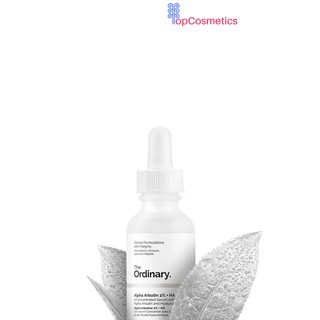 Tinh Chất Dưỡng Trắng, Mờ Thâm Nám Serum The Ordinary Alpha Arbutin 2% + HA 30ml Topcosmetics