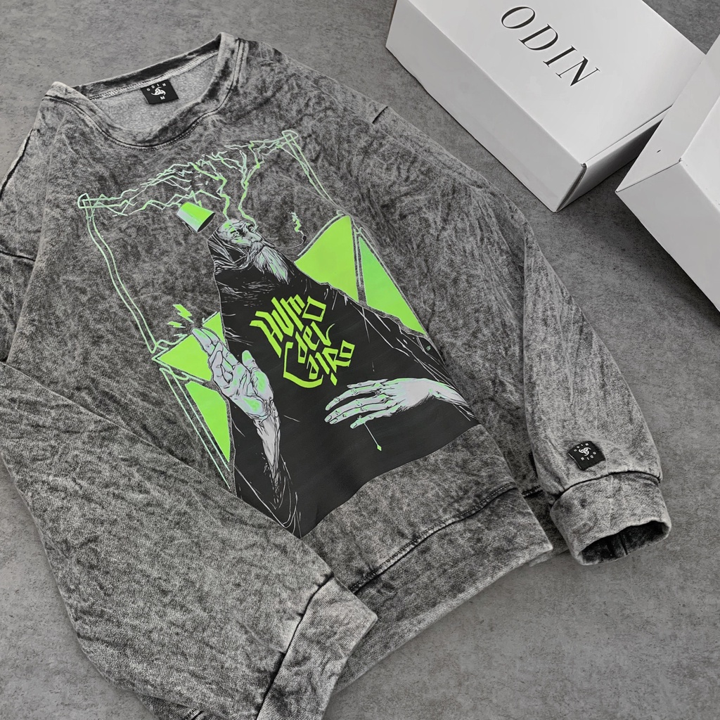 Áo Sweater OD Oversize Sidra, áo nỉ dài tay Unisex ODIN CLOTHING | BigBuy360 - bigbuy360.vn