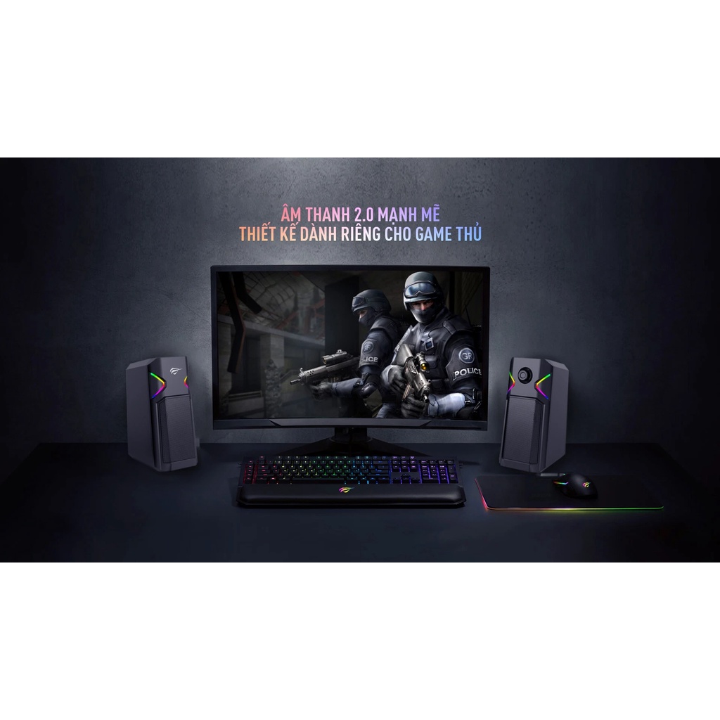 Loa Gaming Havit SK205 Thể Thao Điện Tử Âm Thanh Nổi - Hàng Chính Hãng
