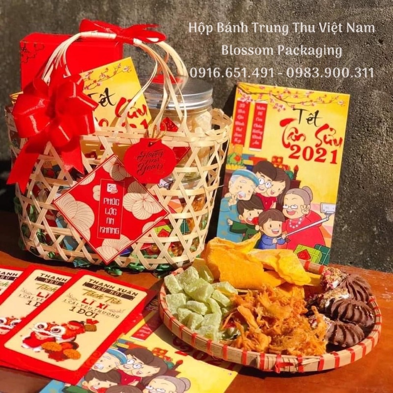 27 Tem decal Tết, tem Chúc Mừng Năm Mới 8x8cm