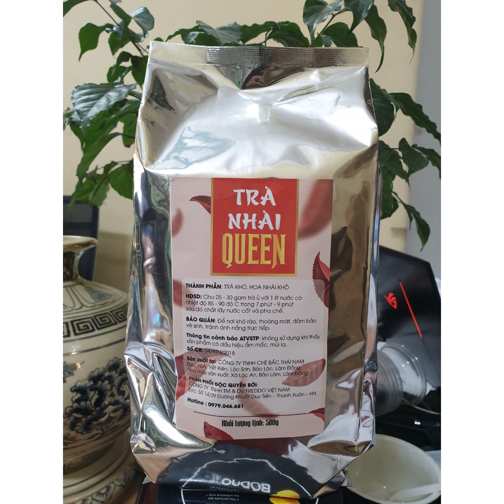 Lục Trà Nhài 1 Tea / Trà Xanh Nhài One Tea / Queen gói 500g