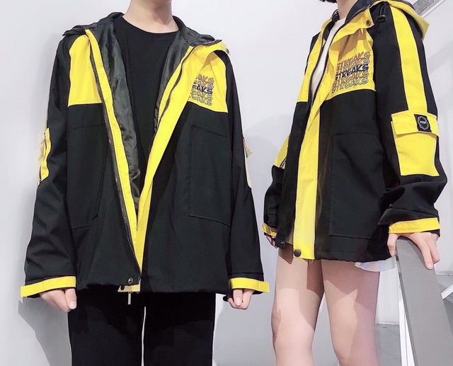 JACKER Dù STREAKS Vàng Pha Đen Hàng Unisex Đẹp - Kèm Ảnh Thật Video | BigBuy360 - bigbuy360.vn