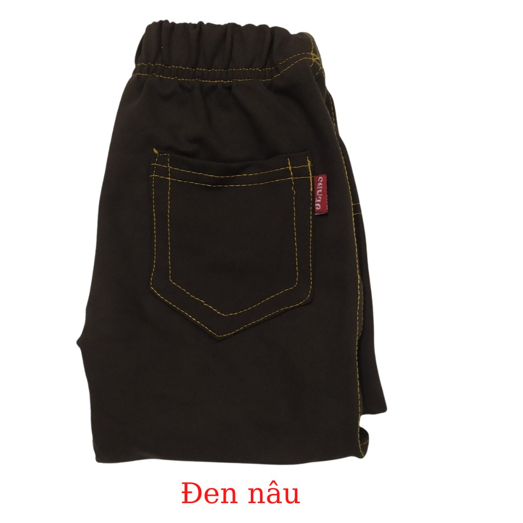 Quần giả jeans dài cao cấp cho bé trai, bé gái 8-20kg