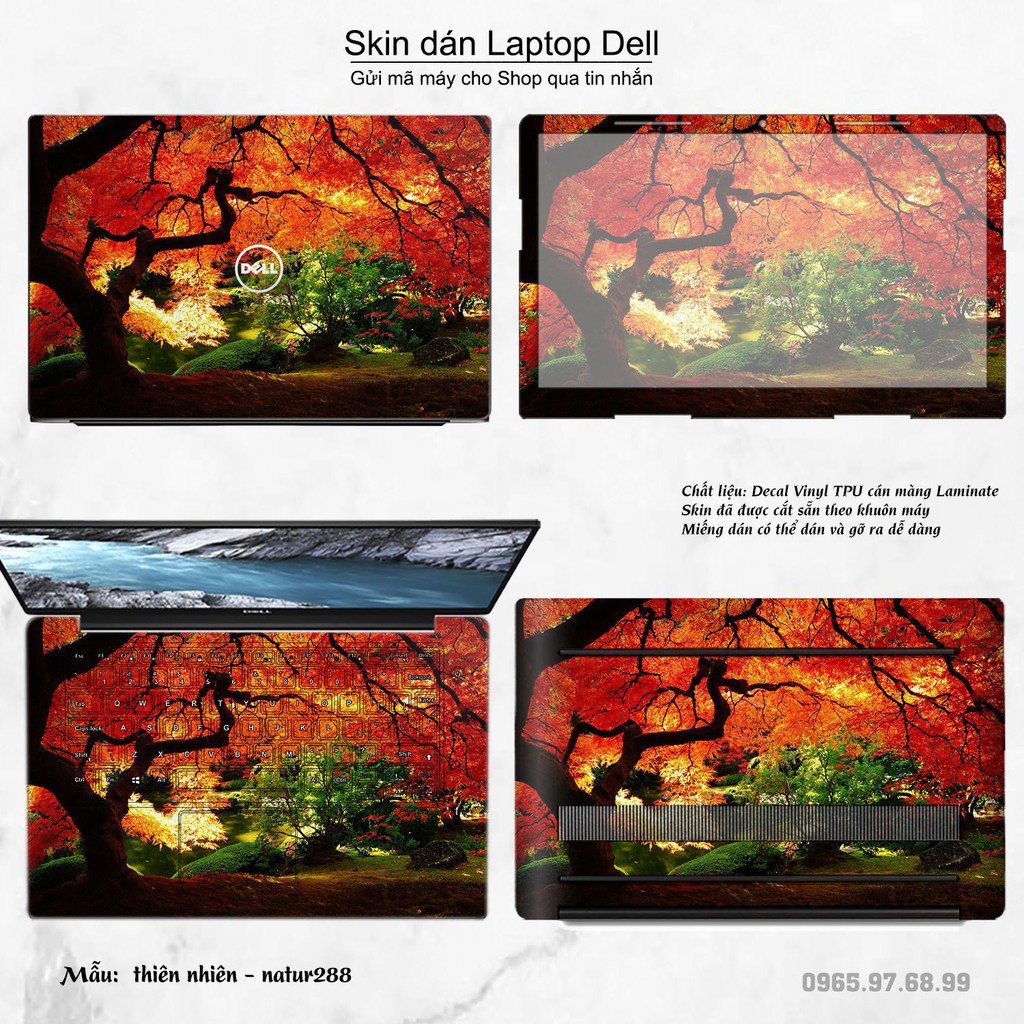 Skin dán Laptop Dell in hình thiên nhiên _nhiều mẫu 11 (inbox mã máy cho Shop)