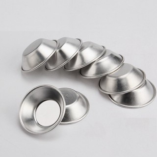 10 cái/bộ Khuôn tart nhôm trơn