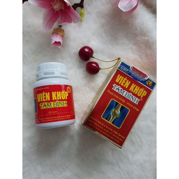 VIÊN KHỚP TÂM BÌNH LỌ 60 VIÊN