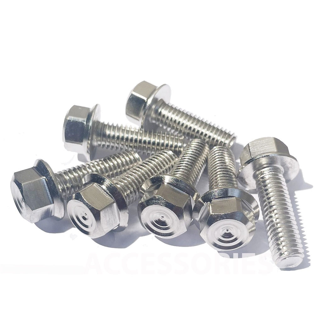 Ốc Salaya 8li25 Trụ Mẫu Xoáy Thái gắn pass heo Honda/Pas Gát Chân Sau/cảng sau Yaz và các vị trí cùng kích thước PKPH