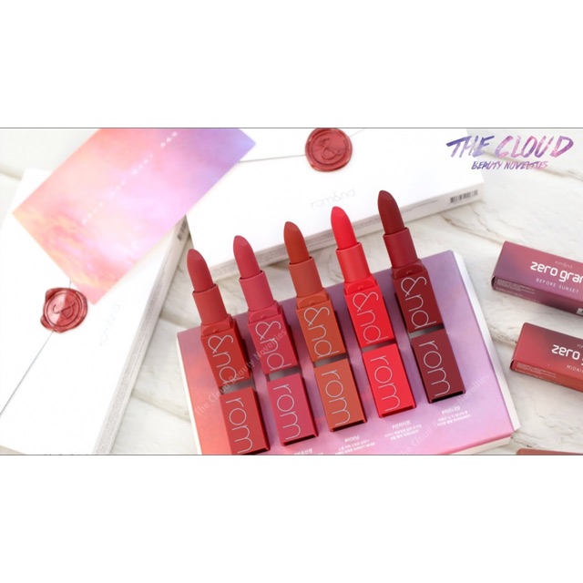 Son Thỏi Lì Romand Zero Gram Matte Sunset Edition