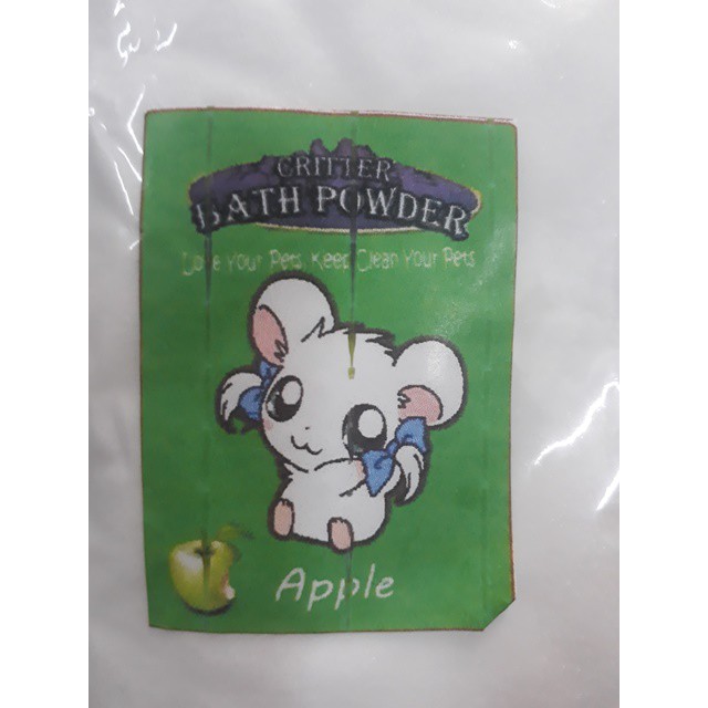 Cát tắm thủy tinh hamster