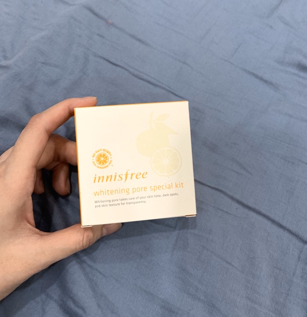 Innisfree bộ skincare dưỡng trắng travel size
