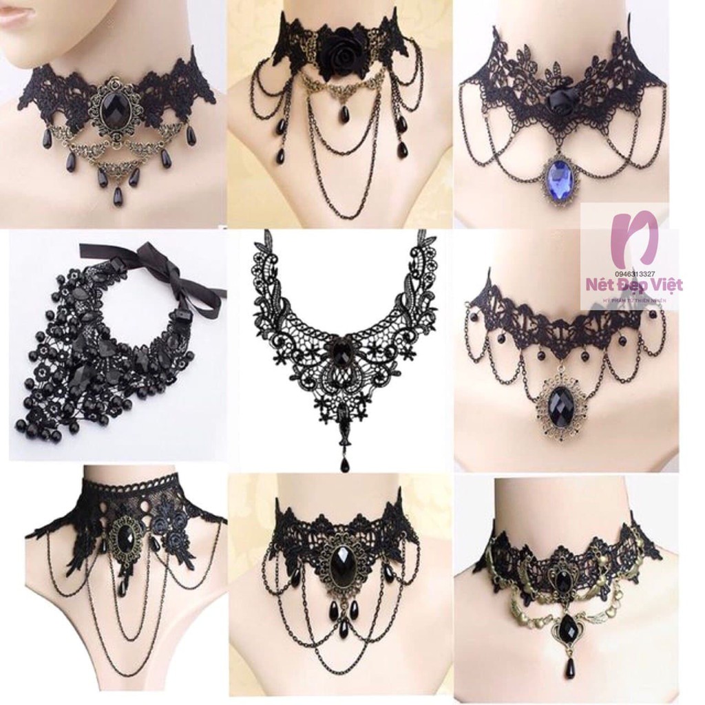 Vòng Cổ Choker Tattoo Phong Cách Độc Lạ Giá 1 Vòng