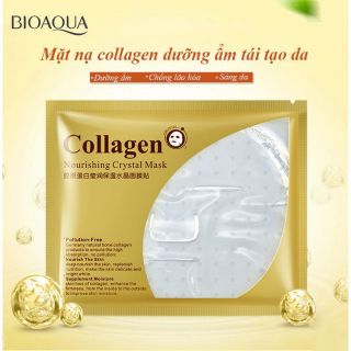 Mặt nạ collagen Bioaqua dưỡng ẩm và bổ sung dưỡng chất giúp da đàn hồi và trắng sáng tự nhiên