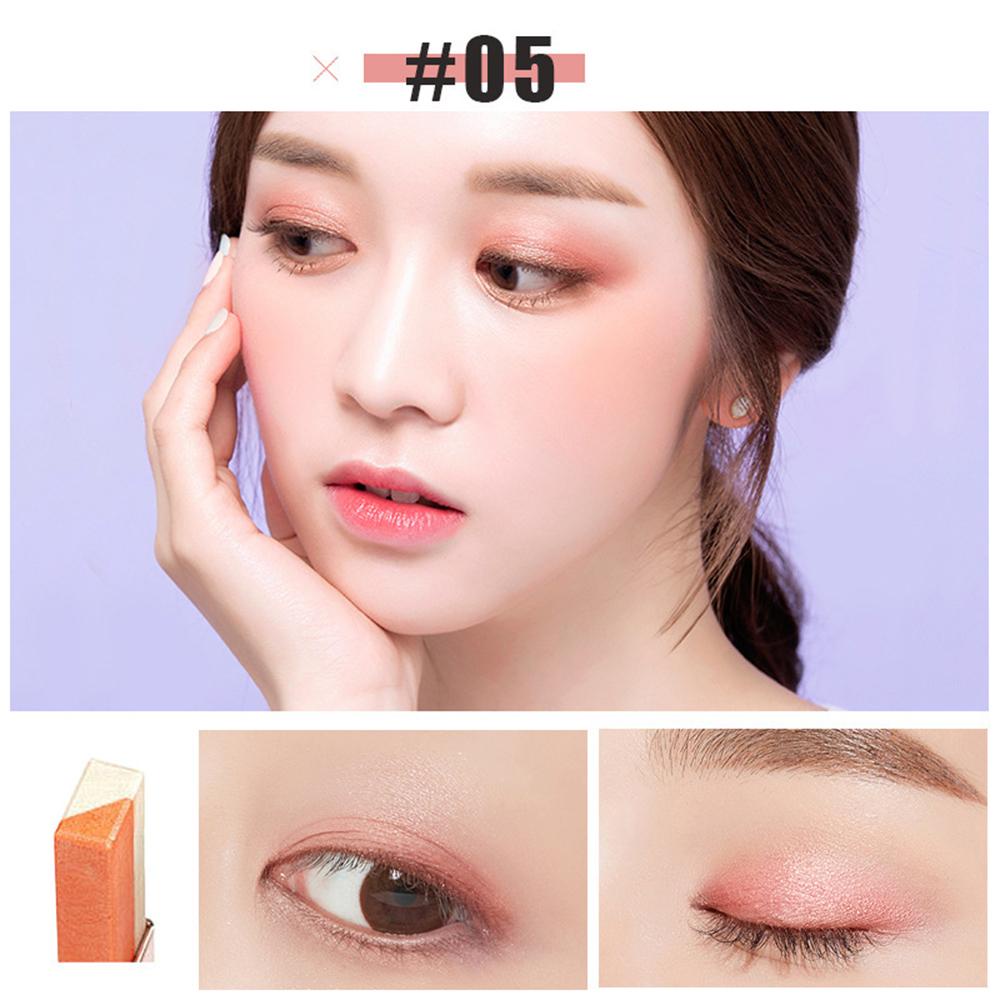 OCEANMAP Phấn Mắt Dạng Thỏi Hai Màu Sắc Gradient Chống Mồ Hôi Tiện Dụng