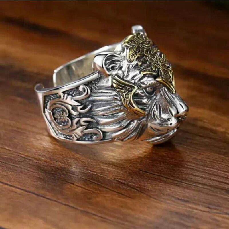 NHẪN NAM ĐẦU HỔ CÁ TÍNH