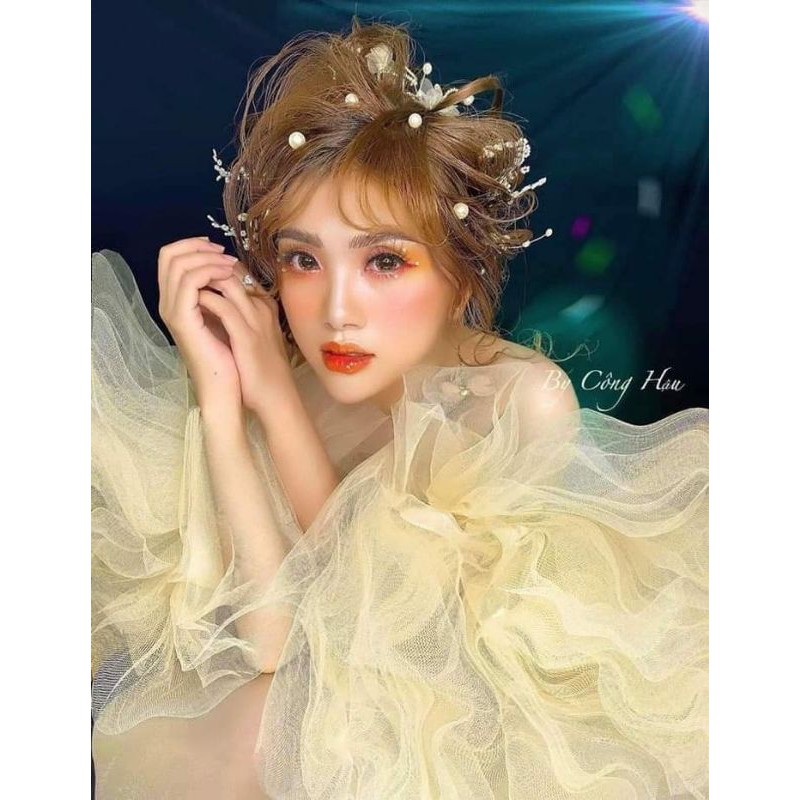 váy chụp hình voan phồng cứng