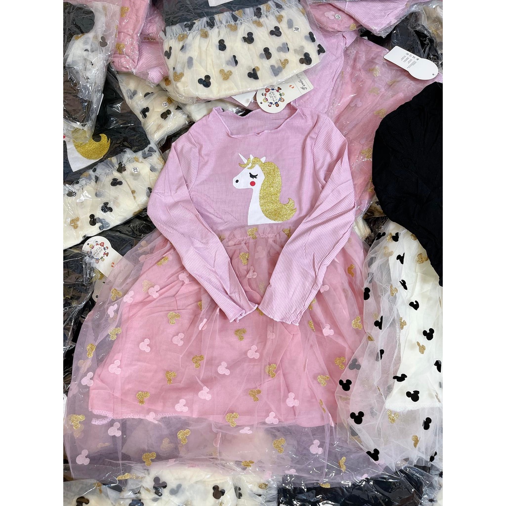 Váy Pony chân voan chất đẹp cực xinh cho bé