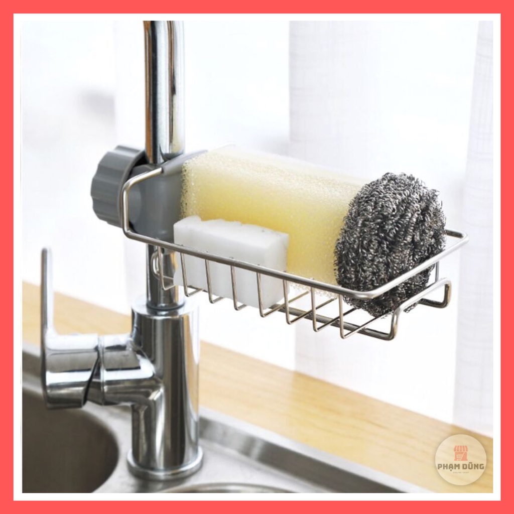 Kệ đựng đồ rửa chén gắn vòi , kệ để đồ nhà tắm tiện lợi
