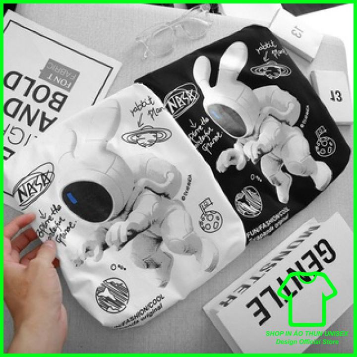 Áo Thun Nasa Nam Nữ Form Rộng Cổ Tròn, Áo Phông Nasa Nam Nữ Tay Ngắn Chất Cotton Mẫu 13