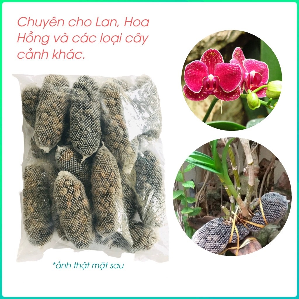 Phân Dê Vi Sinh Túi Lưới (Đã Qua Xử Lý) - Phân Bón Cho Hoa Lan, Hoa Hồng &amp; Cây Kiểng