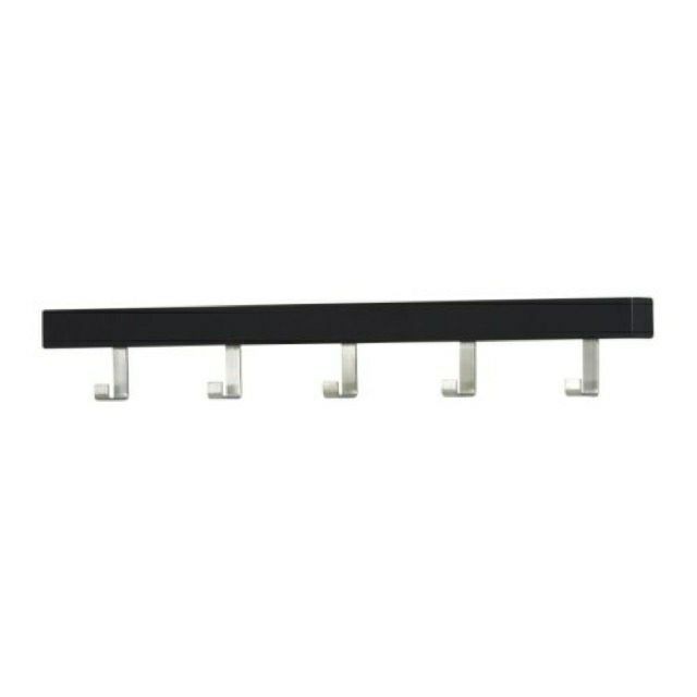 Móc treo quần áo sau cánh cửa TJUSIG sẵn 2 màu ĐEN & TRẮNG CHÍNH HÃNG IKEA THỤY ĐIỂN