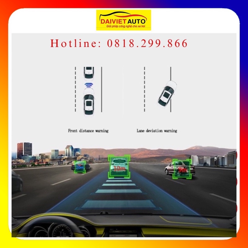 Bộ Camera Hành Trình Trước Và Sau Dùng Cho Xe Ô Tô Sử Dụng Màn Hình DVD Android -U5 | Đại Việt Auto